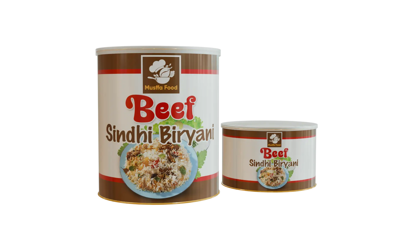 Beef Sindhi Biryani – Tin Pack