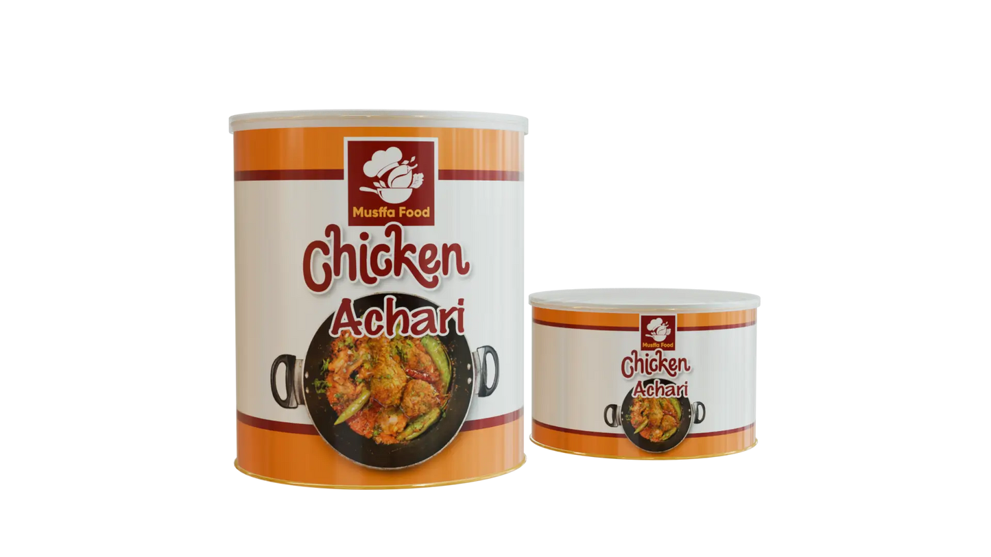 chicken achari karahi Tin Pack