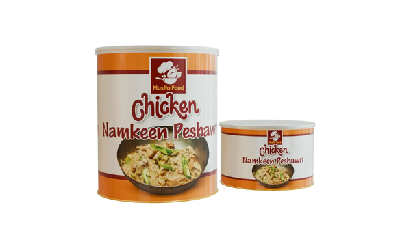Chicken Namkeen Peshawari Tin Pack Musffa Food