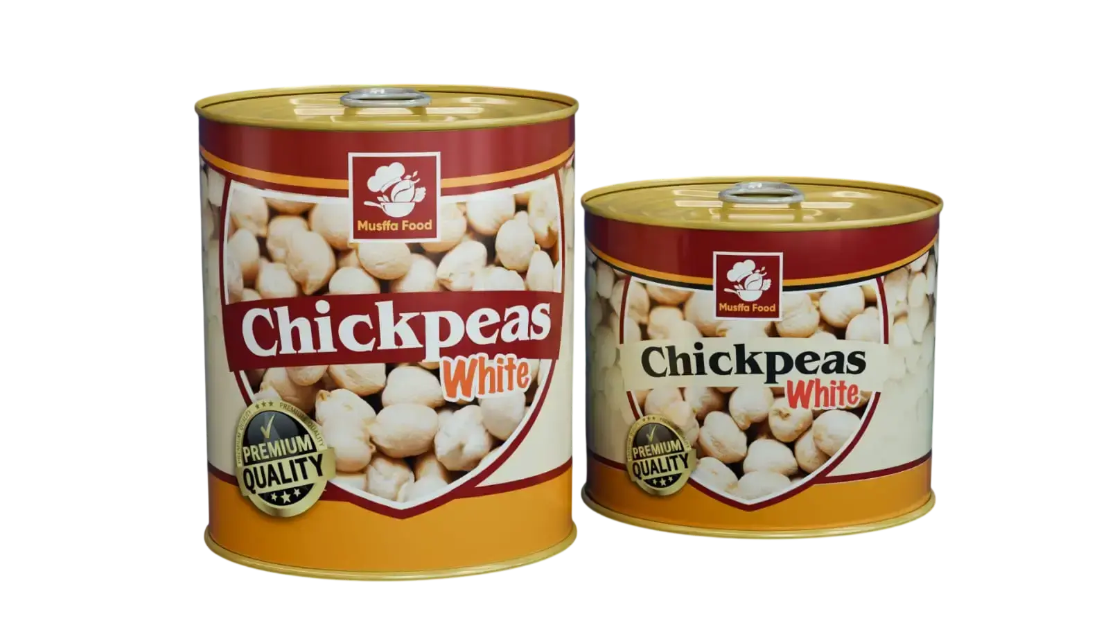 Musffa White Chana Tin Pack Musffa Food