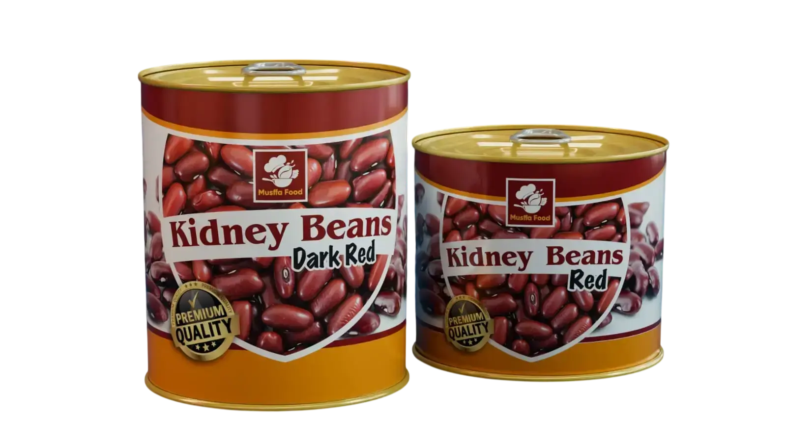 Musffa Red Lobia (Kidney Beans) Tin Pack Musffa Food