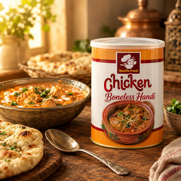 Chicken Boneless Handi Tin Pack Musffa Food